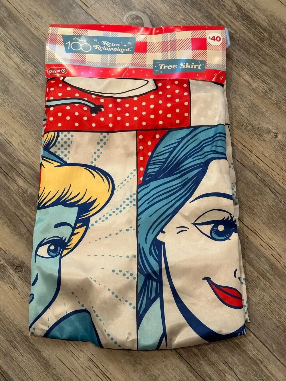 Retro Reimagined Disney Princess Christmas Tree Skirt 48